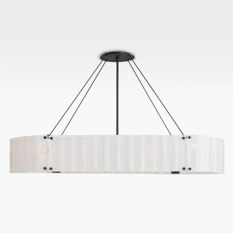 Willamette Oval Crystal Chandelier 60"