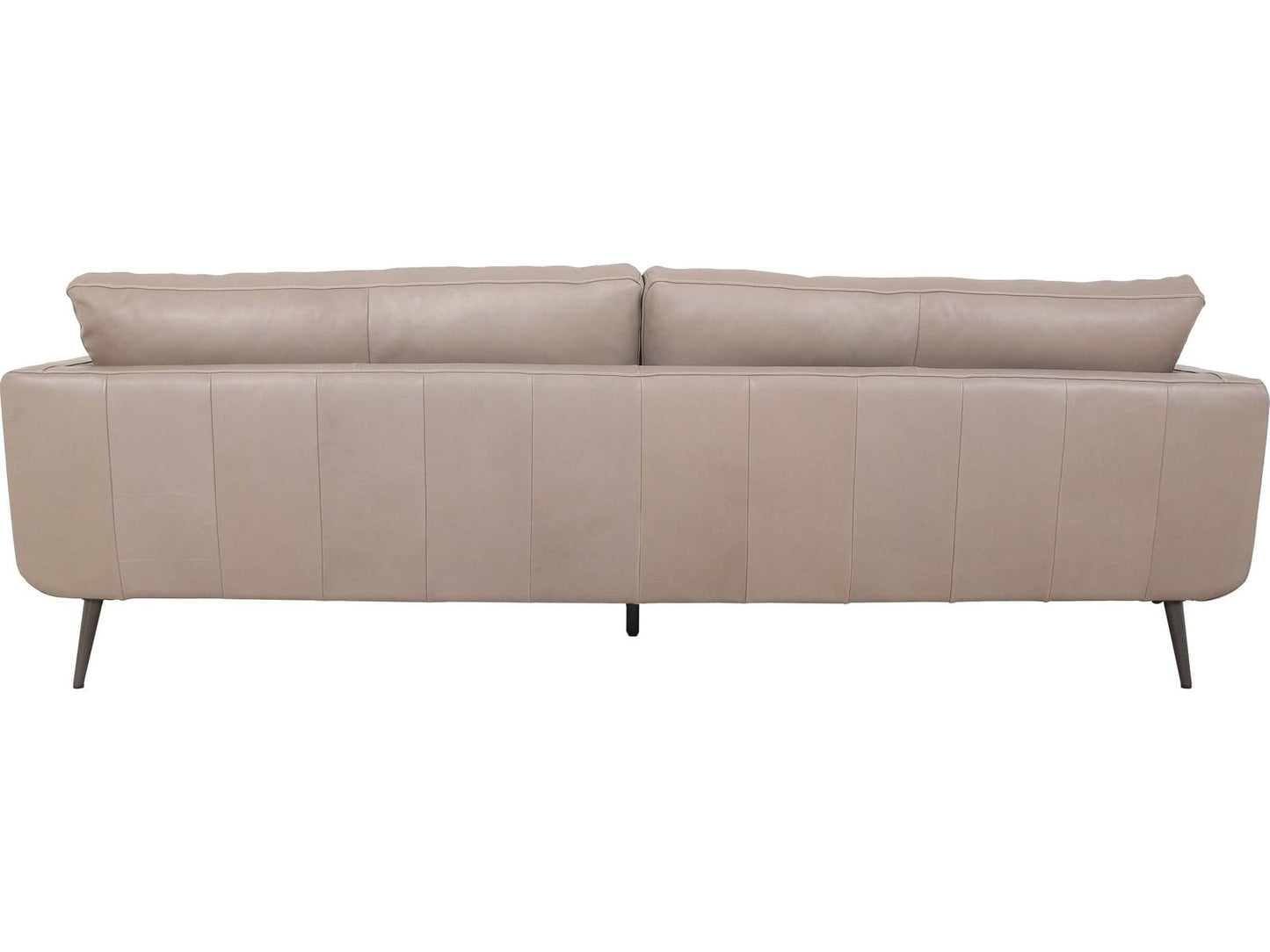 Moderna Grey Leather Sofa