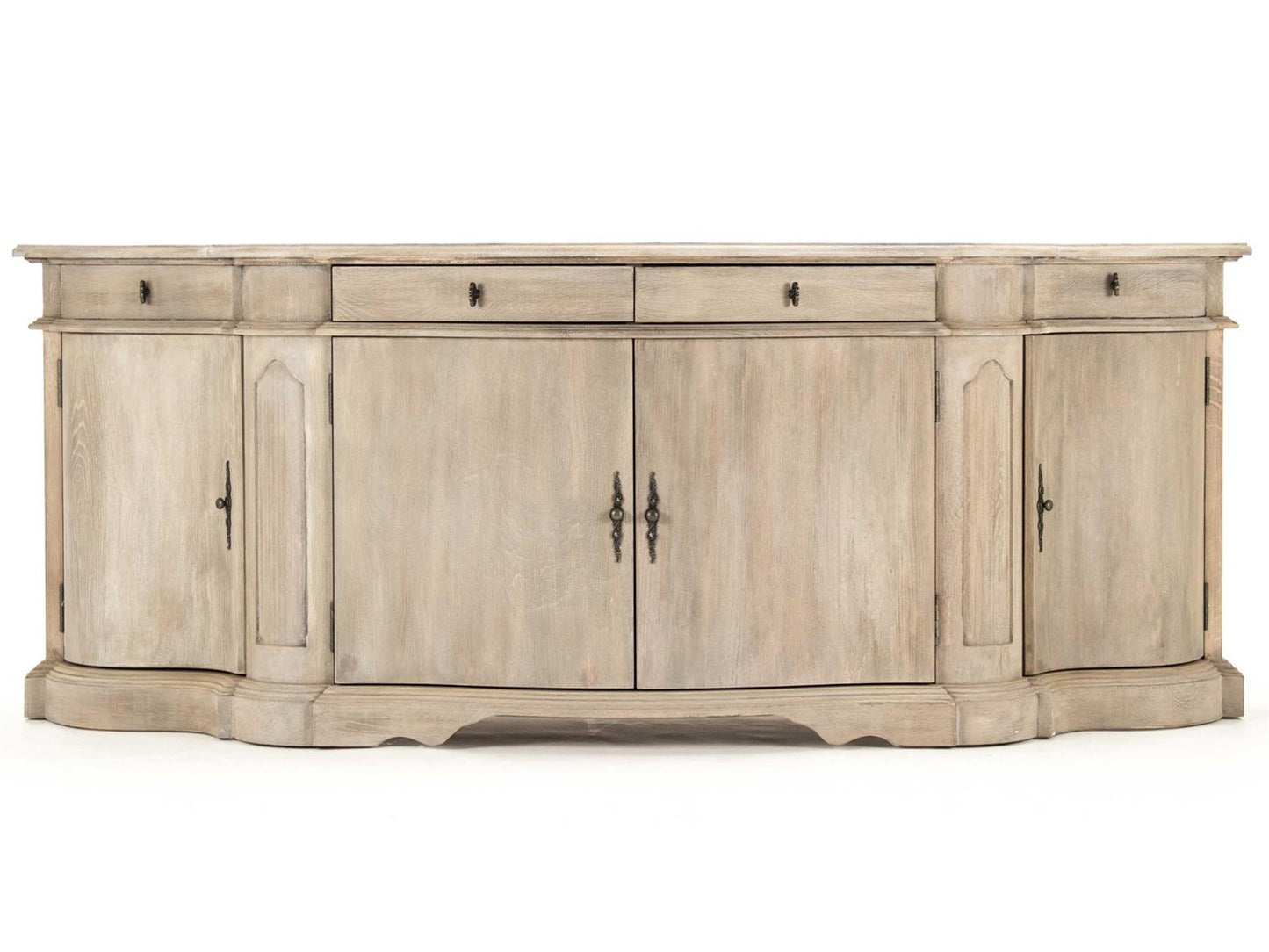Courbe Buffet Sideboard in Ash Grey Oak Wood