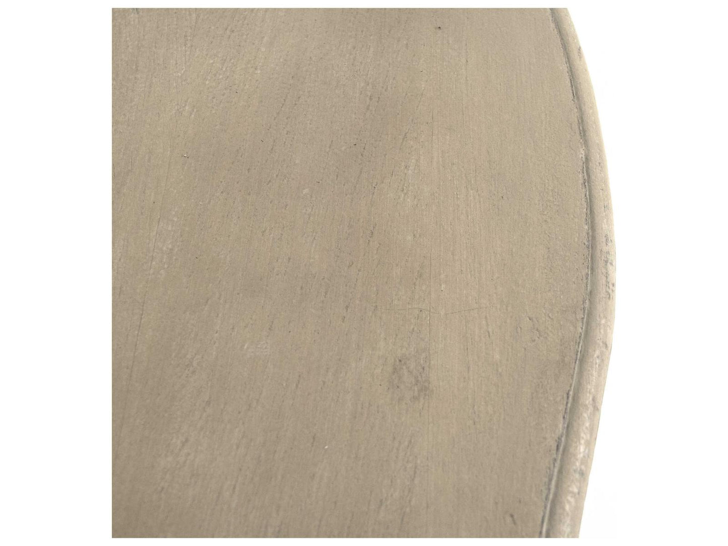 Abraham Console Table in Distressed Antique Ivory