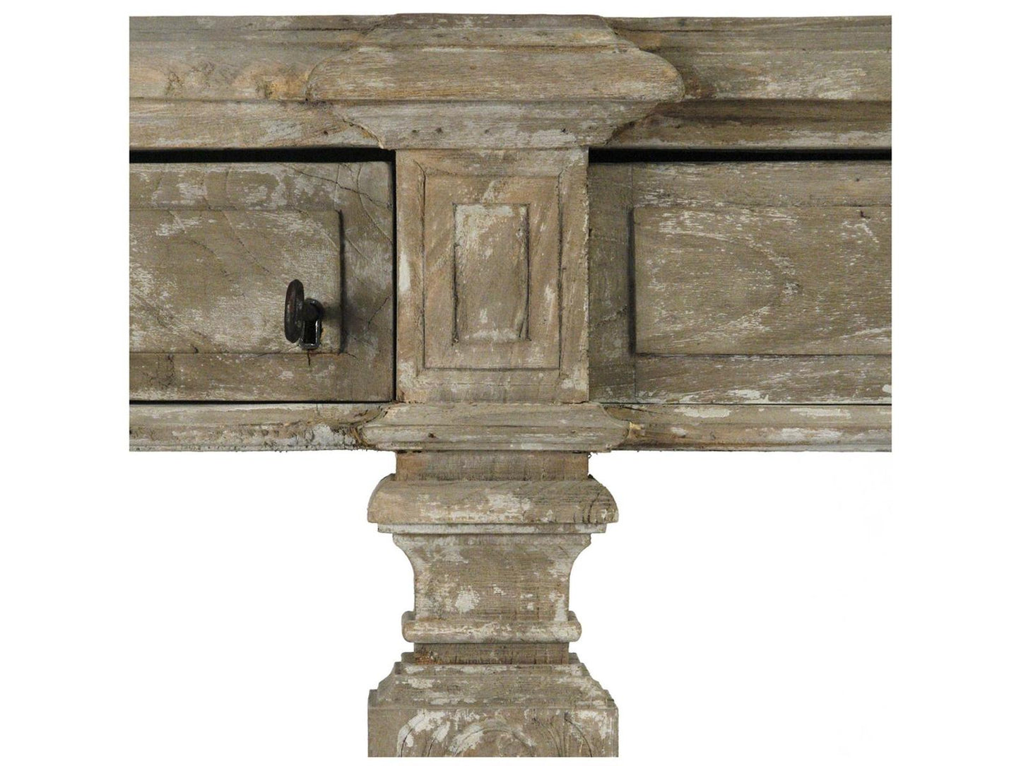Rock Ford Distressed Brown Console Table