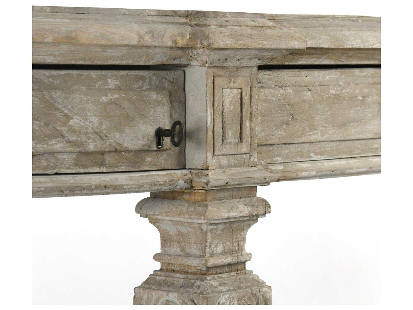 Rock Ford Distressed Brown Console Table