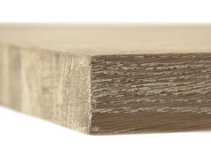Acrylic Rectangular Coffee Table Limed Grey Oak