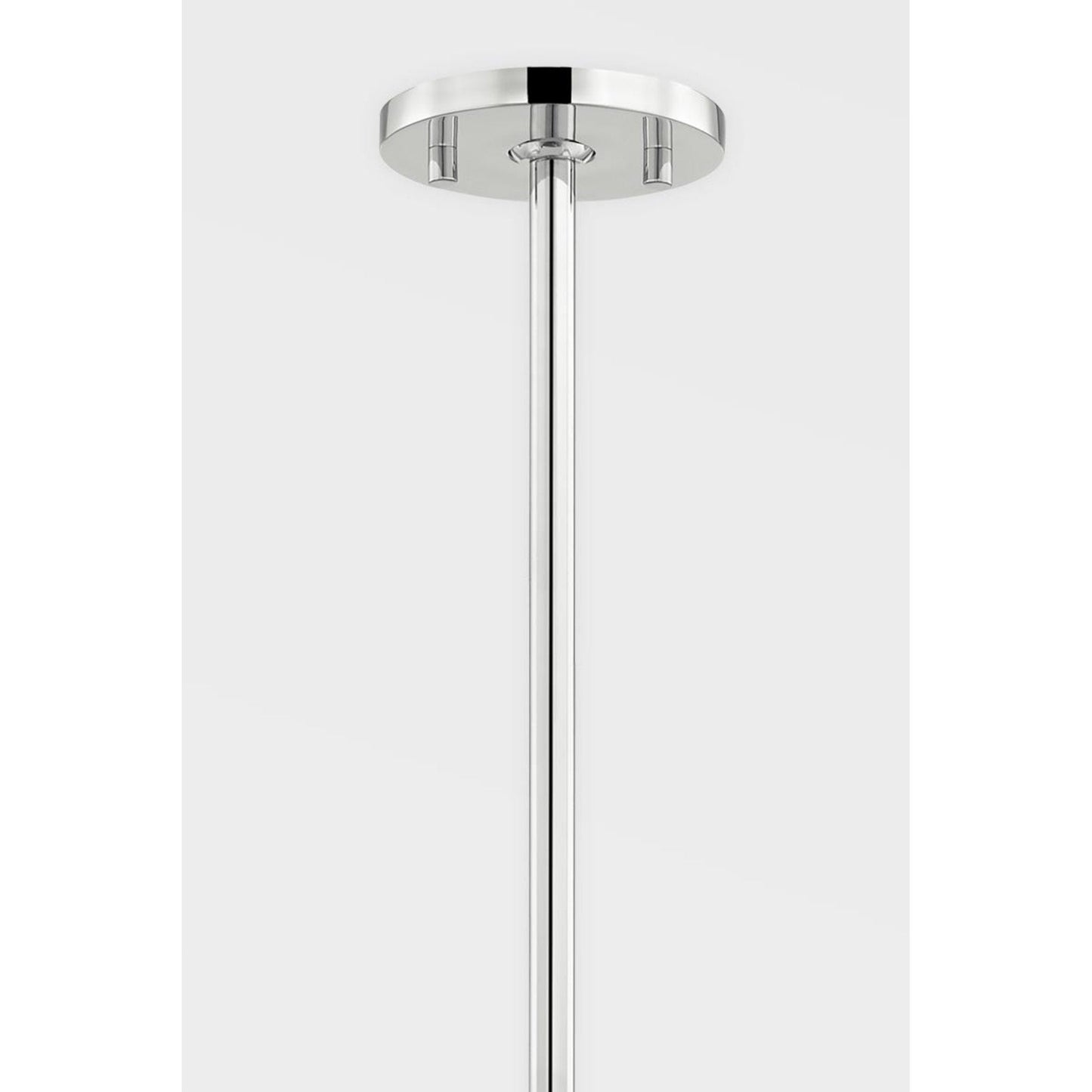 Lindley 1-Light Chandelier in Polished Nickel 40L x 40W x 4.625H