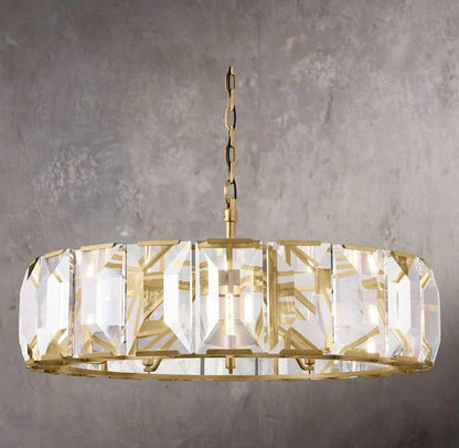 Harlows Crystal Round Chandelier 43"