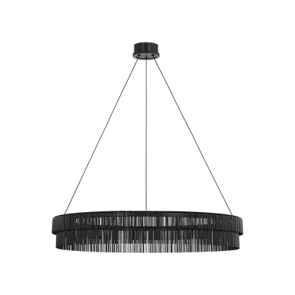 Differo 40" Layered Ring Chandelier