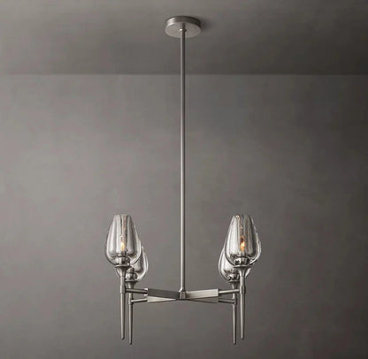 Tulips Circular Chandelier 27"
