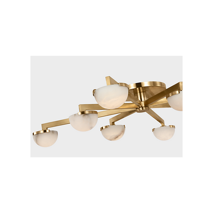 Pedra Large Staggered Arm Flush Mount