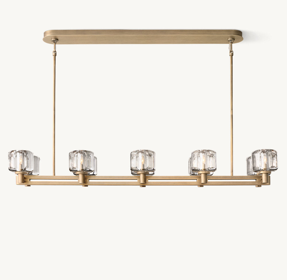 Demaret Dual Linear Chandelier 54"