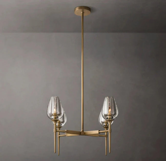 Tulips Circular Chandelier 27"