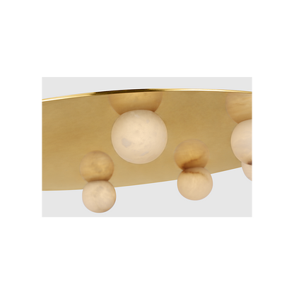Pertica 30" Eight Light Flush Mount