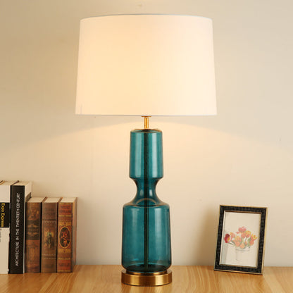 Simple Glass Art Table Lamp Creative Lighting for Bedroom & Living Room