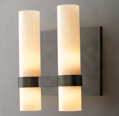 Ravelle Opal Glass Twin Wall Sconce