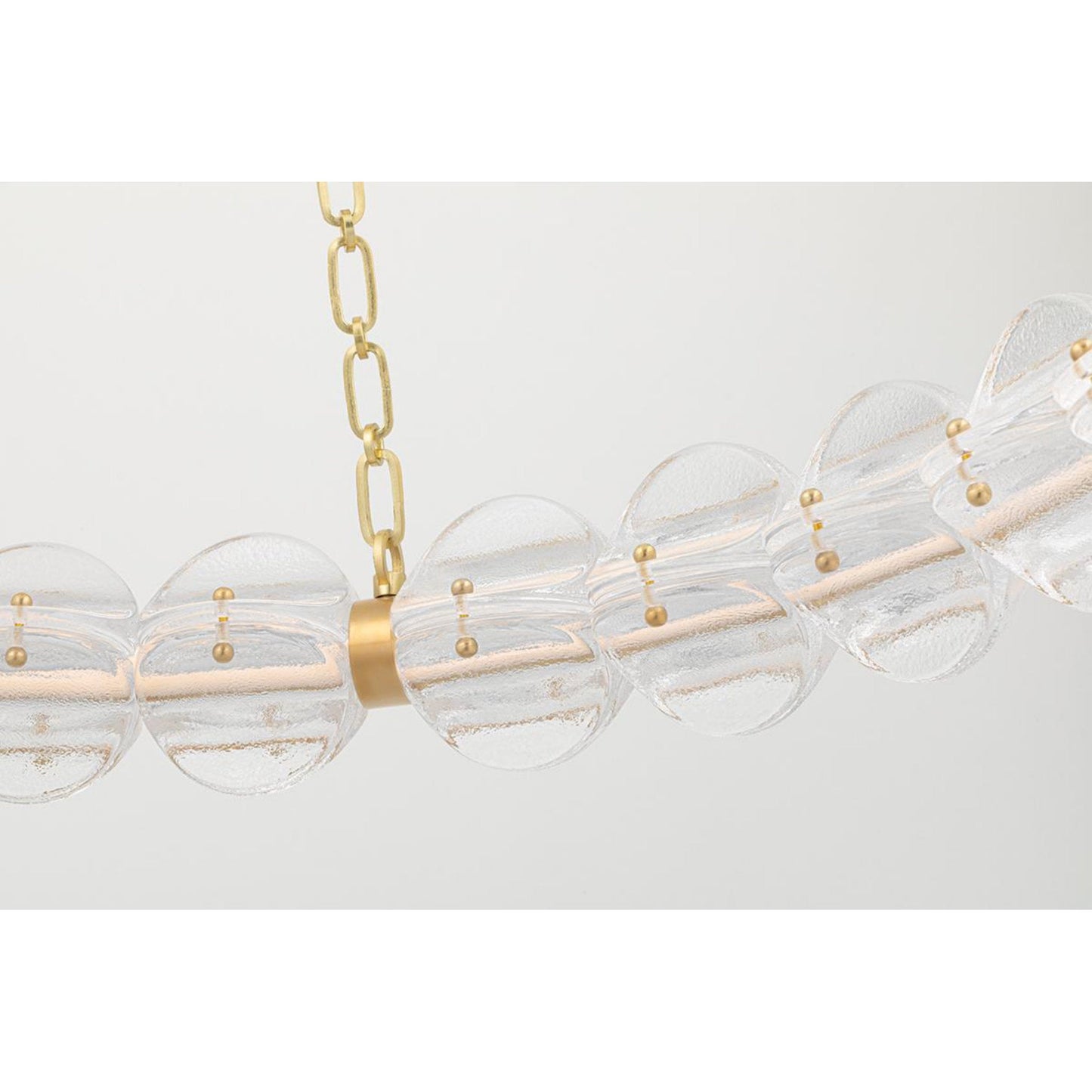 Lindley 1-Light Chandelier in Polished Nickel 54.5L x 54.5W x 4.625H