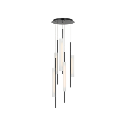 Windchime 17" 5 Light Chandelier