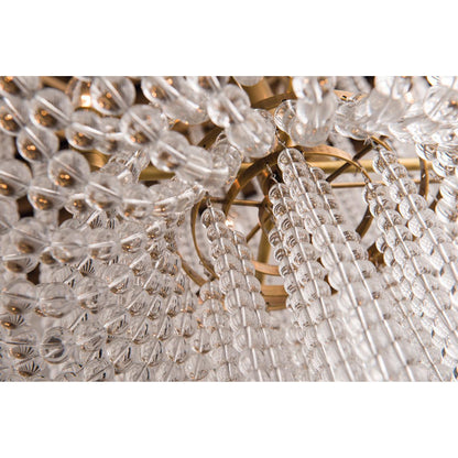 Royalton 12-Light Chandelier in Aged Brass 26L x 26W x 37.5H