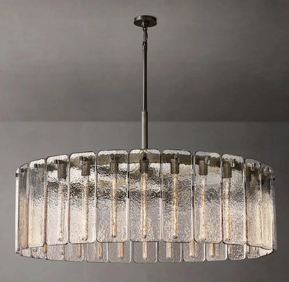 Calamette Circular Glass Chandelier 48"