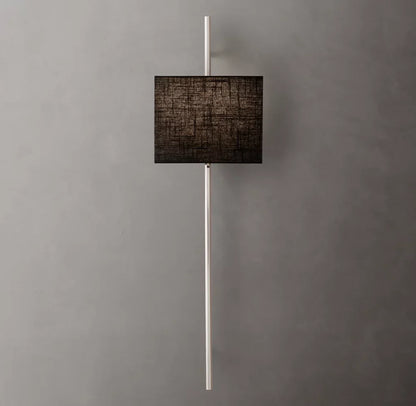 Vela Octagonal Bar Sconce - Rectangular Shade