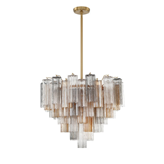 Addis 26.75'' Aged Brass Chandelier Multi 26.75"W x 21.5"H x 26.75"D