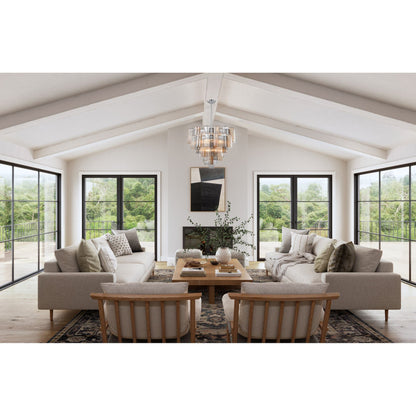 Addis 26.75'' Polished Chrome Chandelier Multi 26.75"W x 21.5"H x 26.75"D