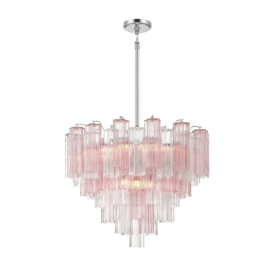 Addis 26.75'' Polished Chrome Chandelier Multi 26.75"W x 21.5"H x 26.75"D