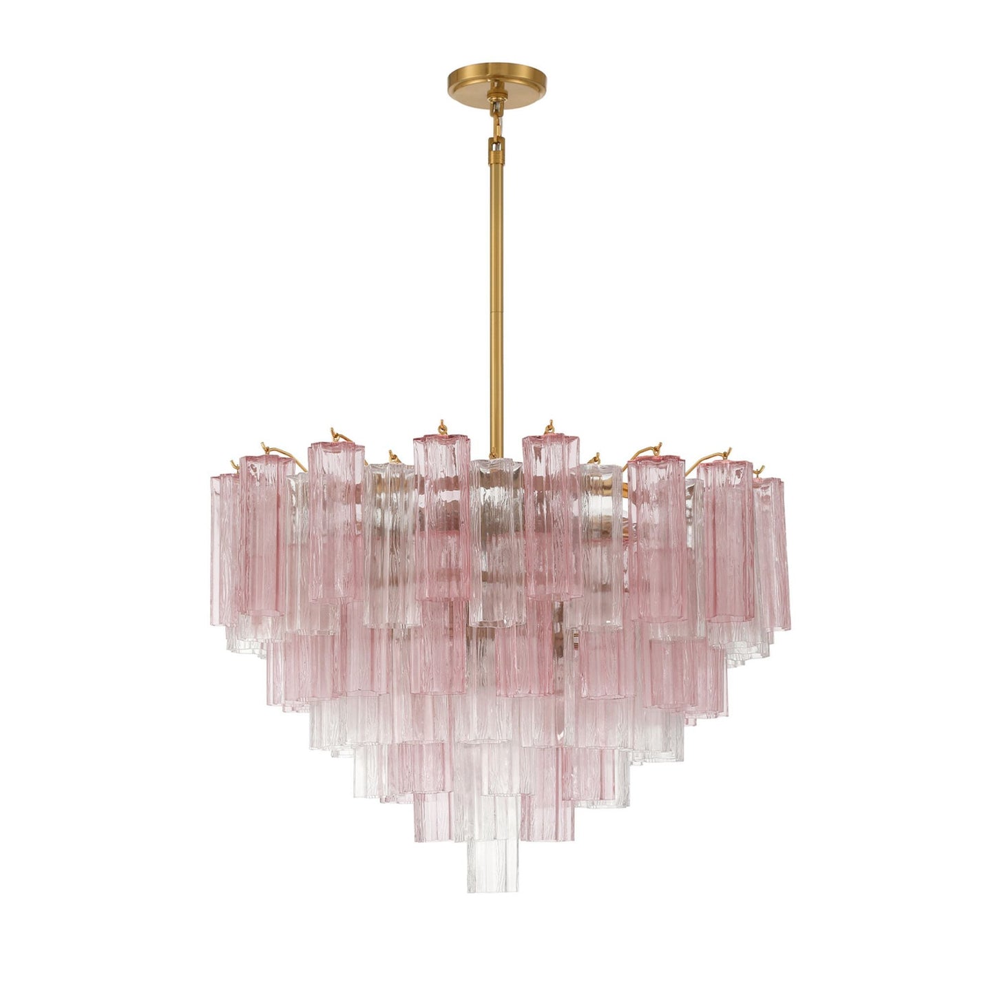 Addis 32'' Aged Brass Chandelier Multi 32"W x 21.5"H x 32"D