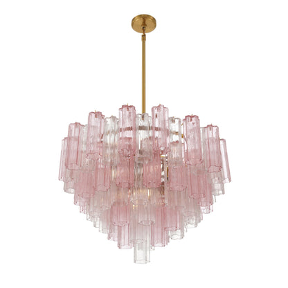 Addis 32'' Aged Brass Chandelier Multi 32"W x 21.5"H x 32"D