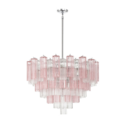 Addis 32'' Polished Chrome Chandelier Multi 32"W x 21.5"H x 32"D