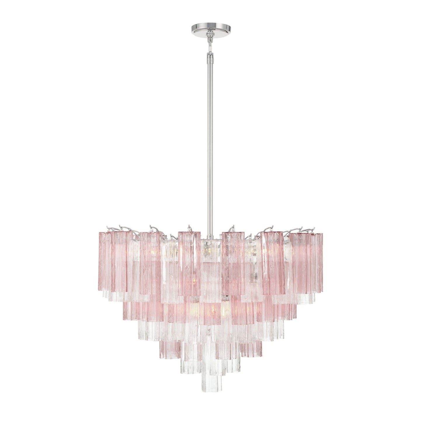 Addis 32'' Polished Chrome Chandelier Multi 32"W x 21.5"H x 32"D
