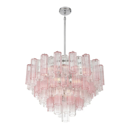 Addis 32'' Polished Chrome Chandelier Multi 32"W x 21.5"H x 32"D