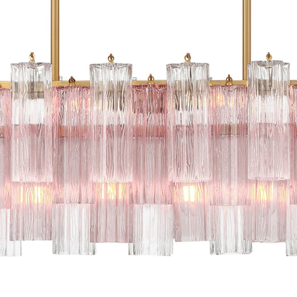 Addis 51.75'' Aged Brass Linear Chandelier 51.75"W x 14.25"H x 14"D