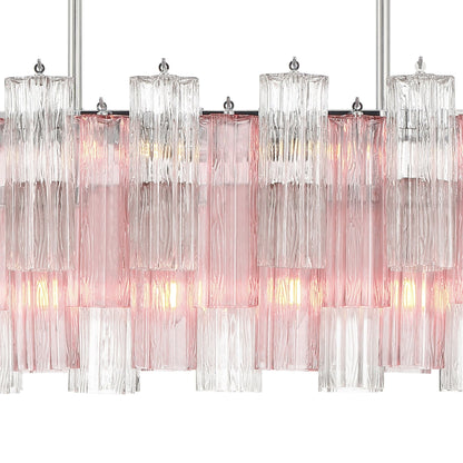 Addis 51.75'' Polished Chrome Linear Chandelier 51.75"W x 14.25"H x 14"D