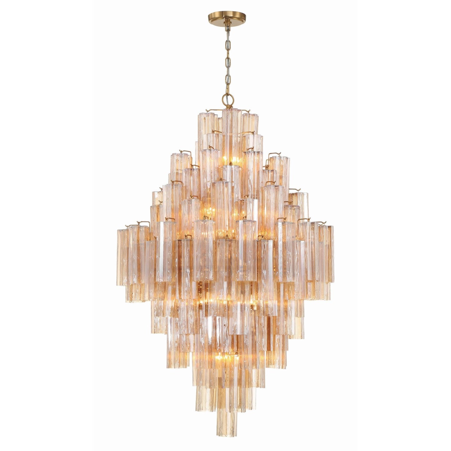 Addis 31.5'' Aged Brass Chandelier Gold 31.5"W x 50.5"H x 31.5"D