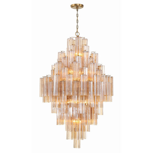 Addis 31.5'' Aged Brass Chandelier Gold 31.5"W x 50.5"H x 31.5"D