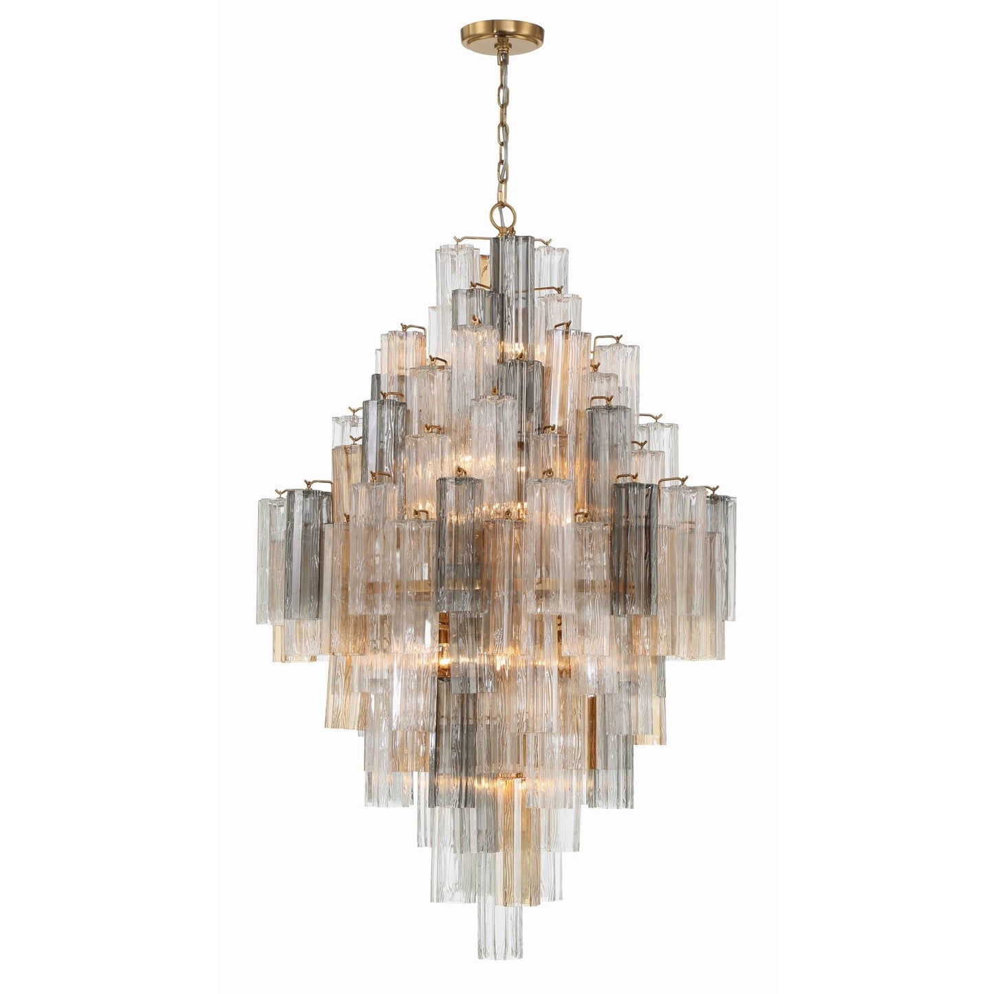 Addis 31.5'' Aged Brass Chandelier Multi 31.5"W x 50.5"H x 31.5"D