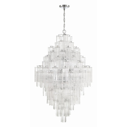 Addis 31.5'' Polished Chrome Chandelier Clear 31.5"W x 50.5"H x 31.5"D