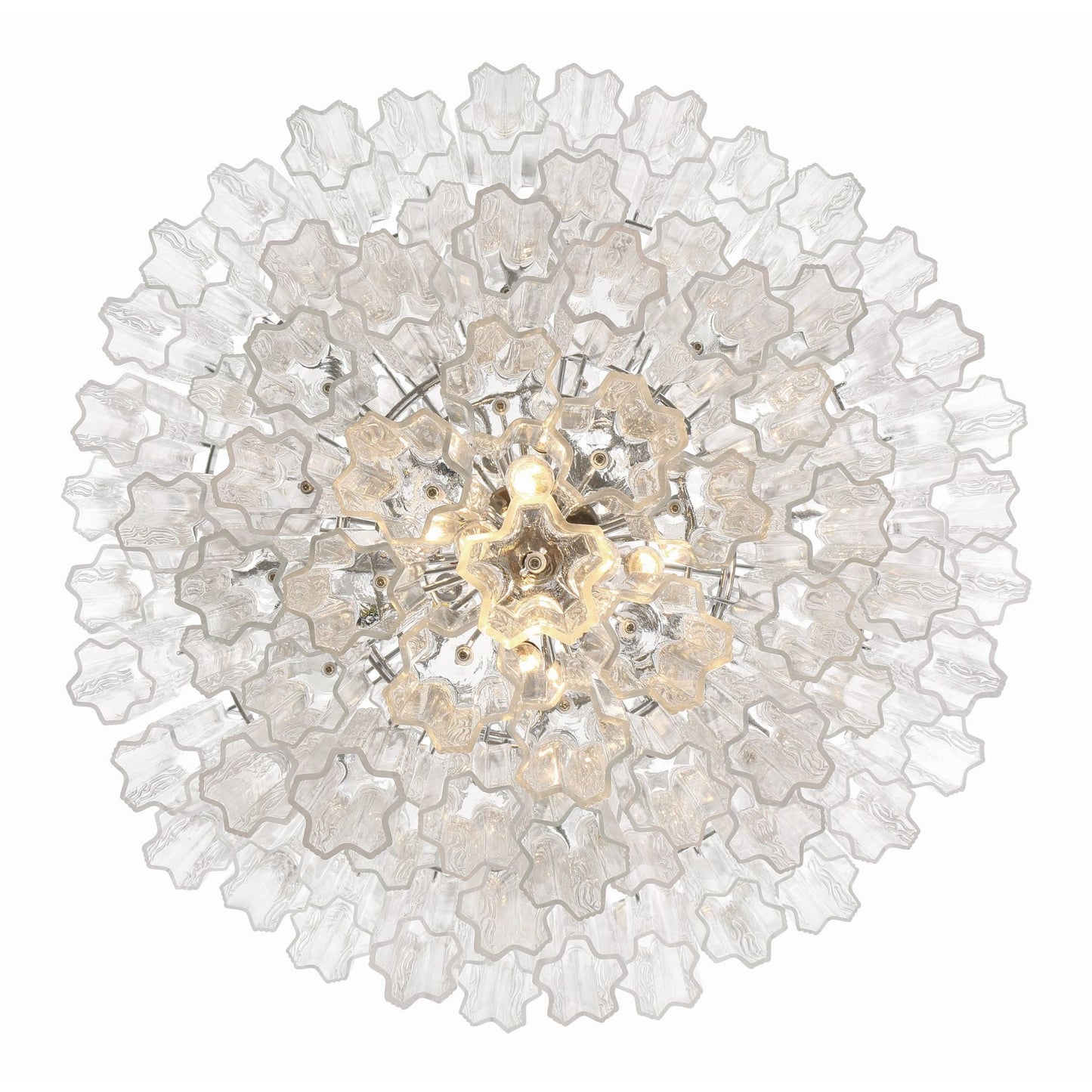 Addis 31.5'' Polished Chrome Chandelier Clear 31.5"W x 50.5"H x 31.5"D