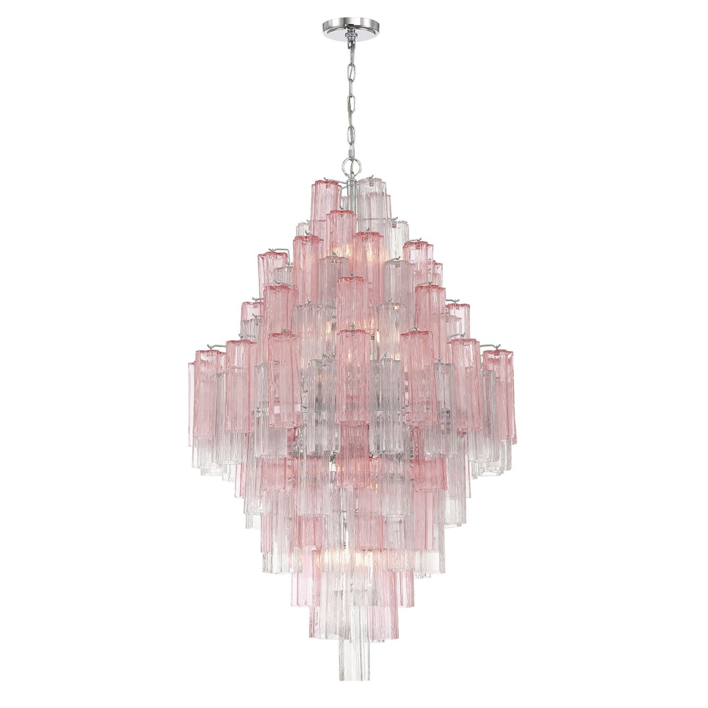 Addis 31.5'' Polished Chrome Chandelier Multi 31.5"W x 50.5"H x 31.5"D