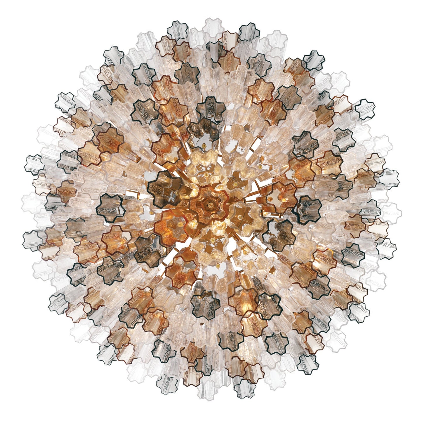 Addis 49'' Aged Brass Chandelier Multi 49"W x 42.5"H x 49"D