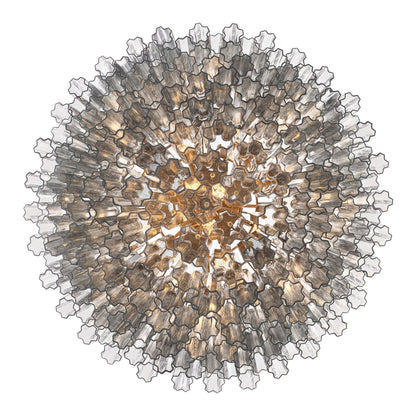 Addis 49'' Aged Brass Chandelier Gray 49"W x 42.5"H x 49"D