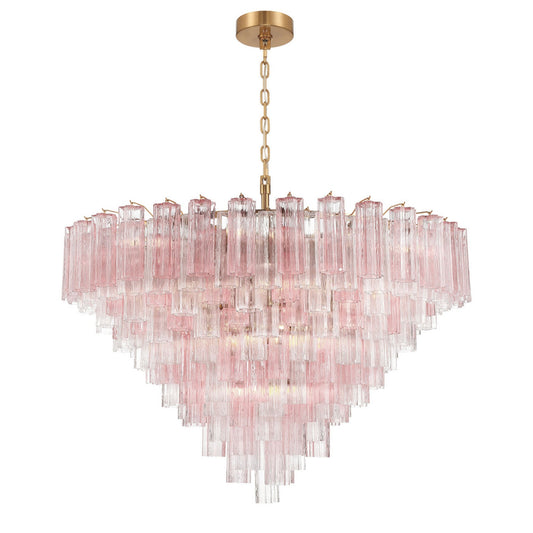 Addis 49'' Aged Brass Chandelier Multi 49"W x 42.5"H x 49"D