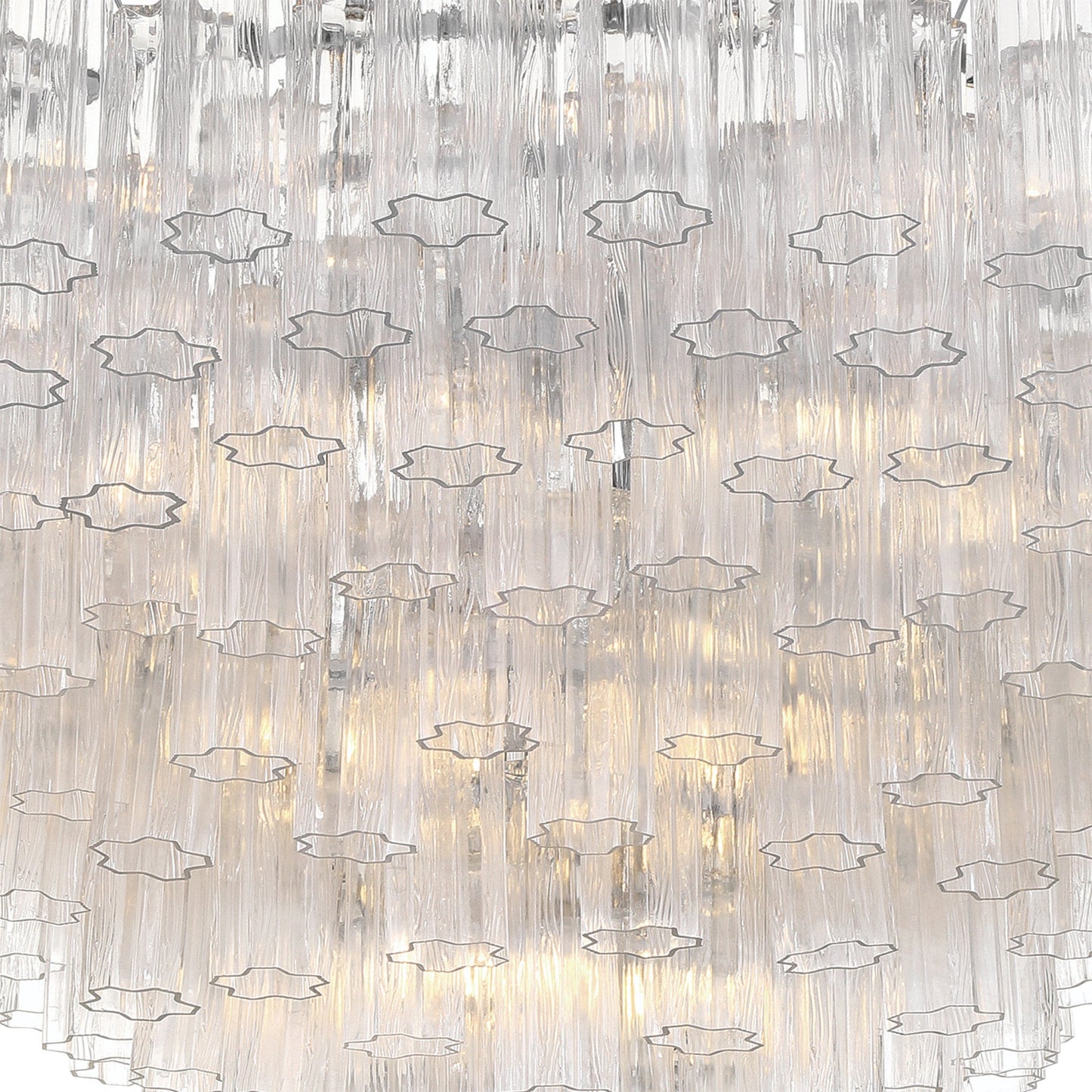 Addis 49'' Polished Chrome Chandelier Clear 49"W x 42.5"H x 49"D