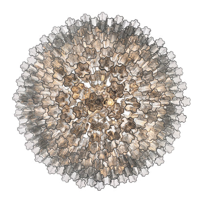 Addis 49'' Polished Chrome Chandelier Gray 49"W x 42.5"H x 49"D