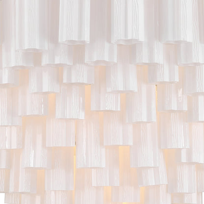 Addis 49'' Polished Chrome Chandelier White 49"W x 42.5"H x 49"D