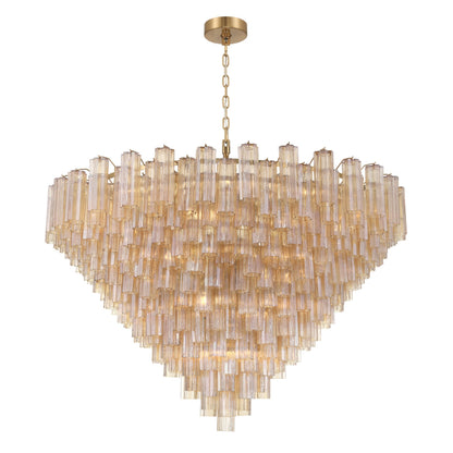 Addis 62'' Aged Brass Chandelier Gold 62"W x 40"H x 62"D