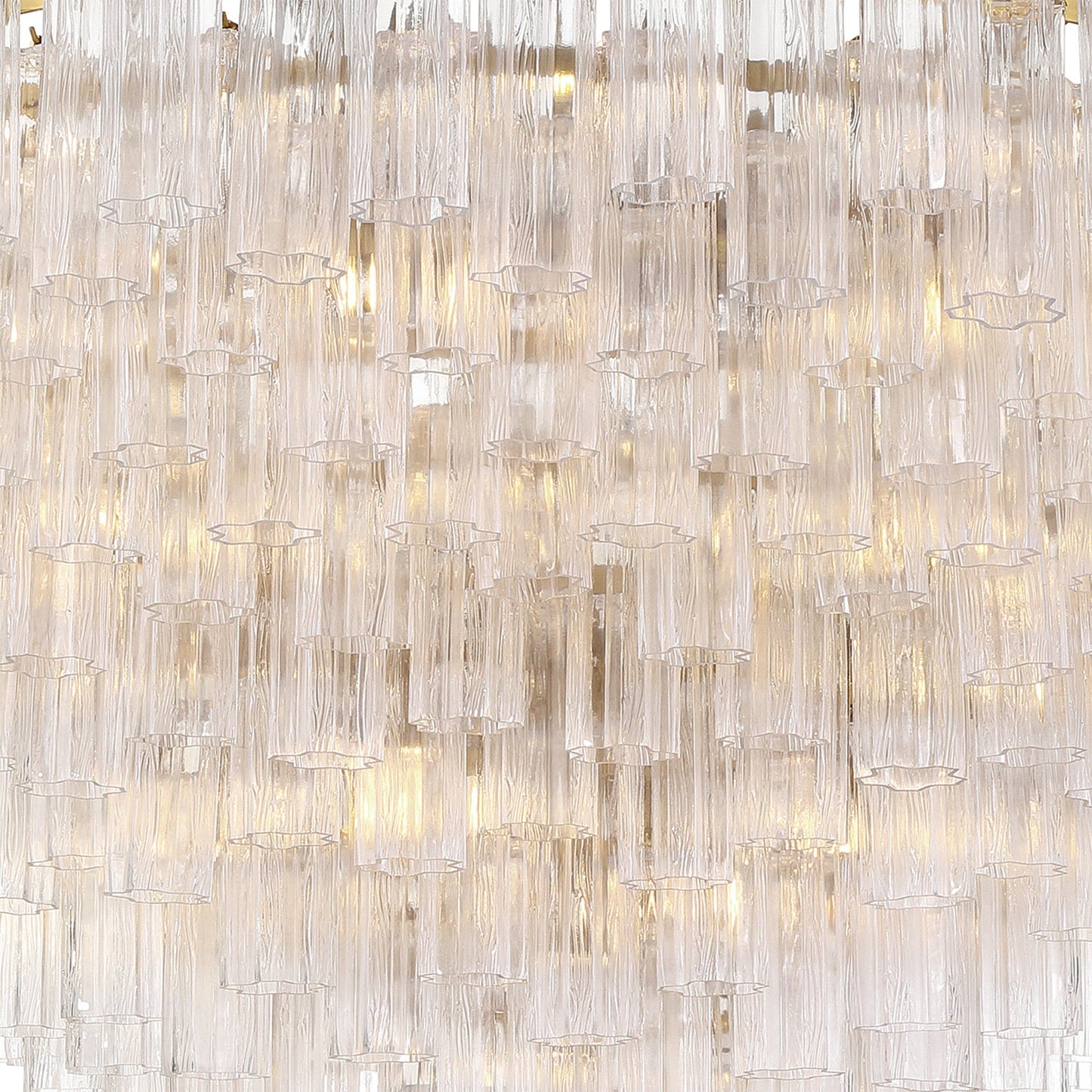 Addis 62'' Aged Brass Chandelier Clear 62"W x 40"H x 62"D