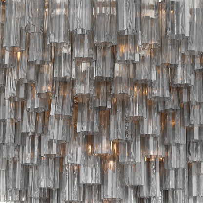 Addis 62'' Aged Brass Chandelier Gray 62"W x 40"H x 62"D