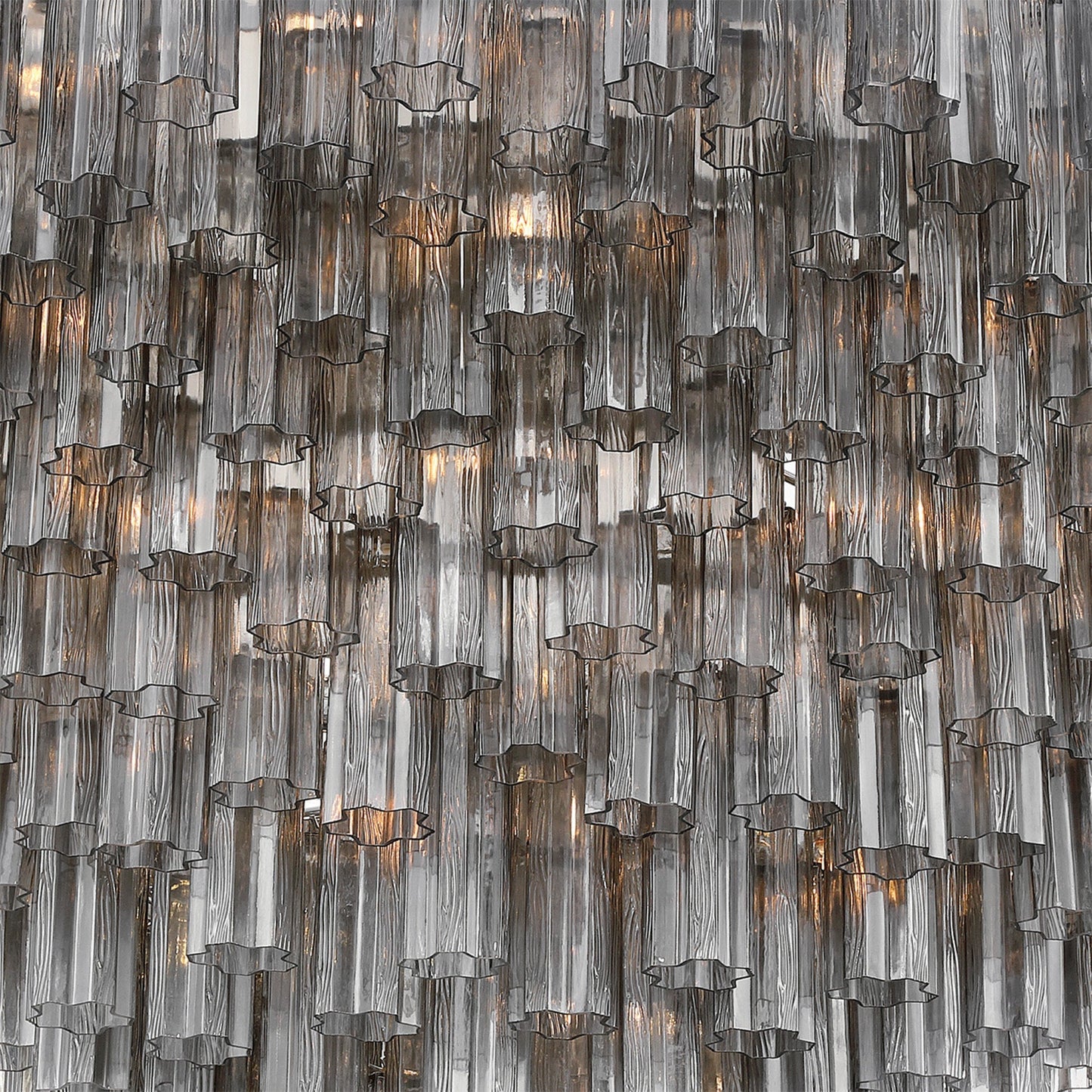 Addis 62'' Polished Chrome Chandelier Gray 62"W x 40"H x 62"D