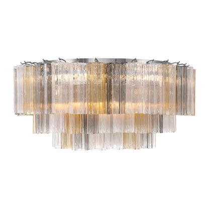 Addis 32'' Polished Chrome Flush Mount Multi 32"W x 14.5"H x 32"D