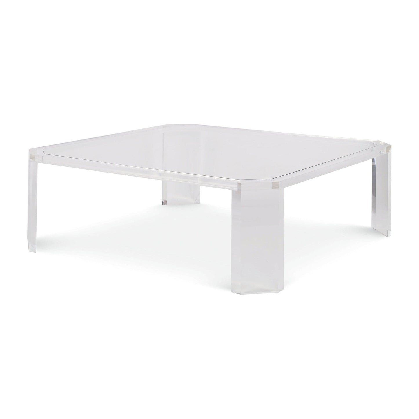 Century Furniture Phoenix Coffee Table with Glass Top